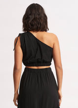 Load image into Gallery viewer, Jersey One Shoulder Crop Top

