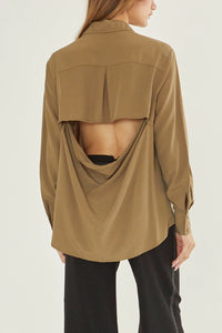Sianna Open-Back Shirt