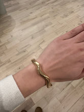 Load image into Gallery viewer, Zoe Large Wave Bangle
