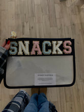 Load image into Gallery viewer, Snacks Clear Pouch
