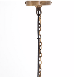 Pratt Pendant-Antique Brass
