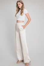Load image into Gallery viewer, Satin Pants | Cream
