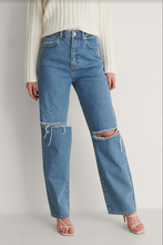 Load image into Gallery viewer, Destroyed Light denim
