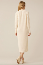 Load image into Gallery viewer, Polo Knit Dress in Cream
