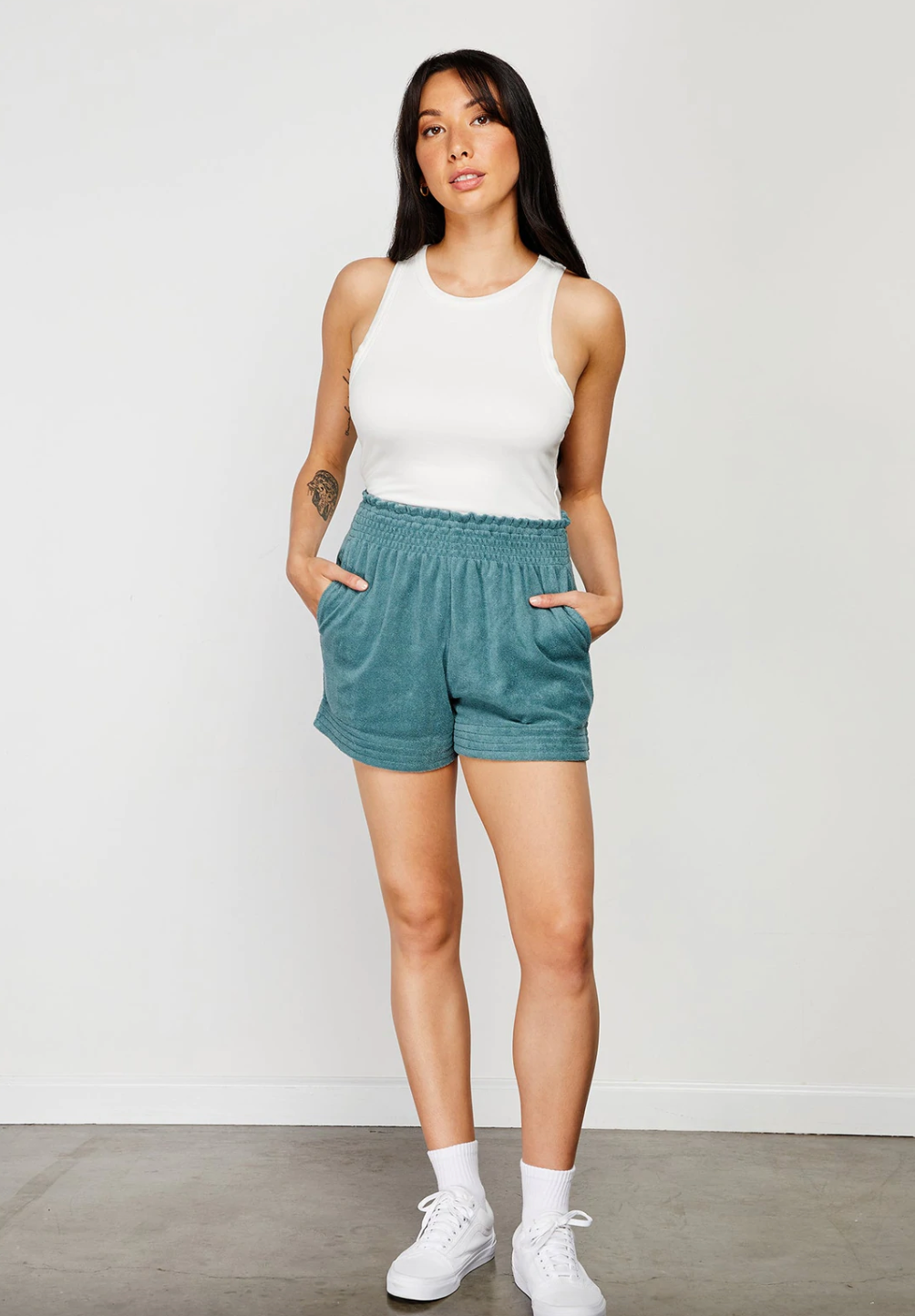 Leila tank | White