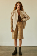 Load image into Gallery viewer, Finley Brushed Bomber Jacket
