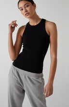 Load image into Gallery viewer, Cruz Modal Rib Fitted Tank - Black
