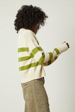 Load image into Gallery viewer, Lucie Stripped Polo Sweater
