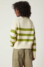 Load image into Gallery viewer, Lucie Stripped Polo Sweater
