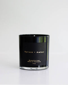 Spruce + Amber candle